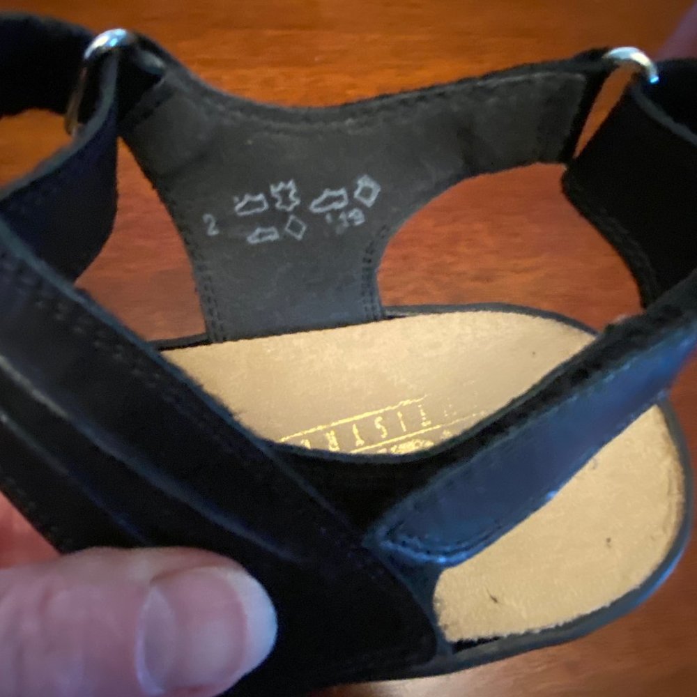 Rieker Women's Black Leather Adjustable Strap Sandals - Picture 16 of 16